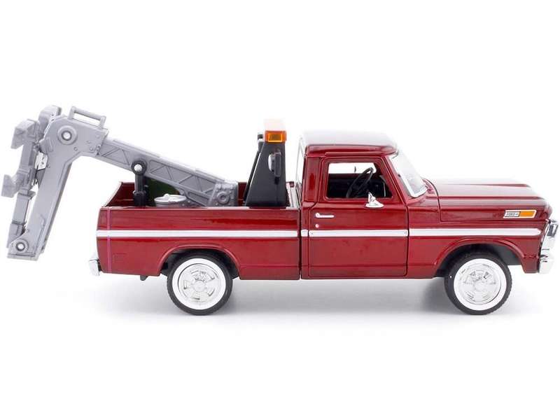 Ford F-150 Tow Truck Burgundy 1969 - 1/24  (Motormax MOT75345)