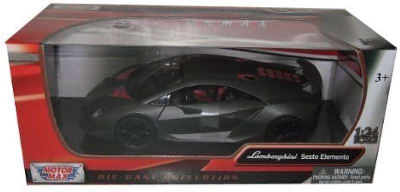 Lamborghini Sesto Elemento Carbon Fibre Grey - 1/24 Scale  (Motormax MOT79314)