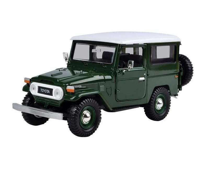 Toyota FJ40 (Hard Top) Green - 1/24 Scale  (Motormax MOT79323)