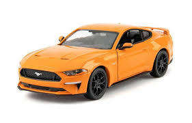 Ford Mustang GT Orange 2018 - 1/24 Scale  (Motormax MOT79352)