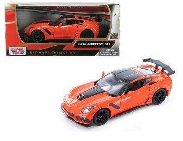 Chev Corvette ZR1 Orange 2019 - 1/24 Scale  (Motormax MOT79356)