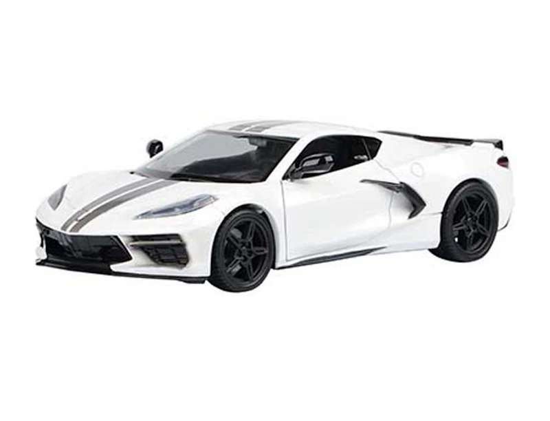 Chev Corvette C8  White 2020 - 1/24 Scale  (Motormax MOT79360)