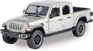 Jeep Gladiator Overland Hard Top Silver 2021 - 1/27 Scale  (Motormax MOT79365)