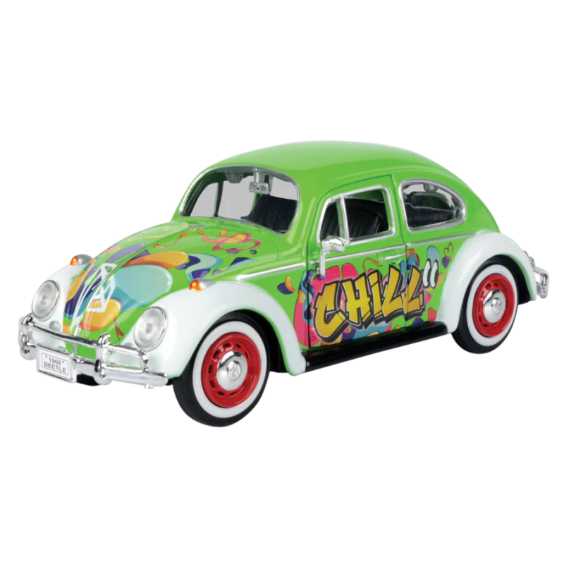 Volkswagen Beetle Graffiti 1966 - 1/24m Scale (Motormax MOT79598)