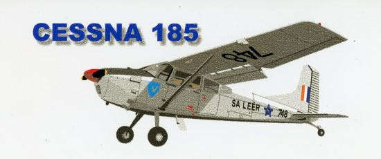 SAAF Cessna 185 Sticker (MS19)