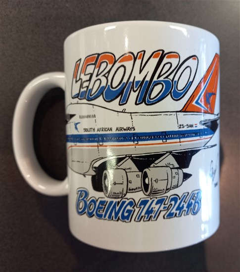 Boeing 747-200B South African Airways Mug