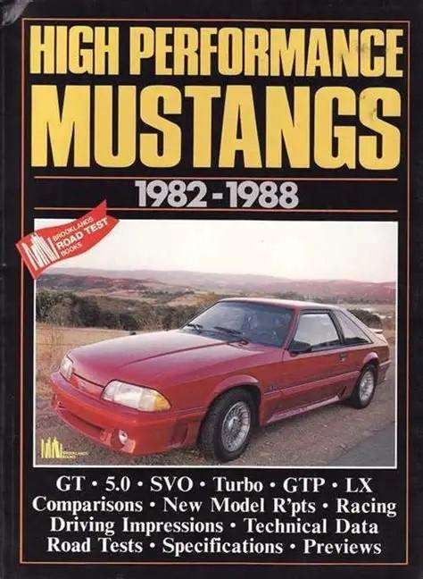 HIGH PERFORMANCE MUSTANGS 1982-1988 (1870642023)