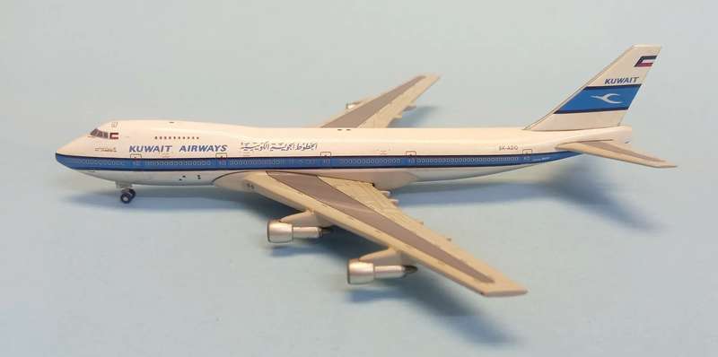 Boeing 747-200 Kuwait Airways - 1/500 Scale (Net Models)(NM9KACU)(PW0039)