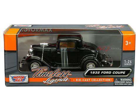 Ford Coupe (Hardtop) Black 1935 - 1/24 Scale (Motor Max)(MOT73251)