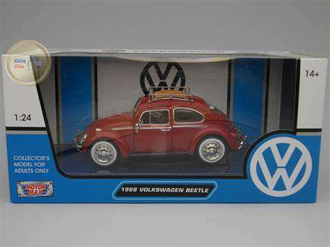 Volkswagen Beetle with Roof Rack - 1/24 Scale (Motor Max)(MOT79559)