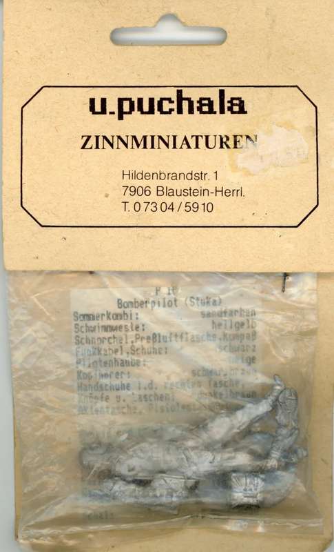 Luftwaffe Stuka Pilot - 54mm (U Puchala)(P10)(AN1016)