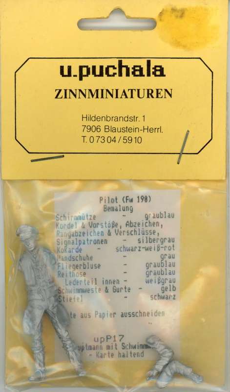 Hauptmann mit Schwimmweste - 54mm (U Puchala)(P17)(AN1020)