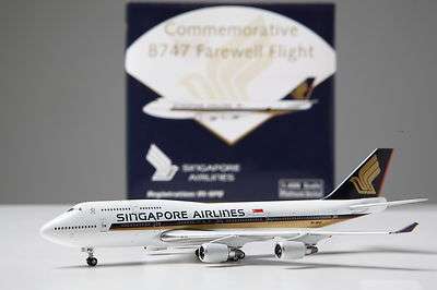 Boeing 747-400 Singapore Airlines - 1/400 Scale (Phoenix Models 10612)