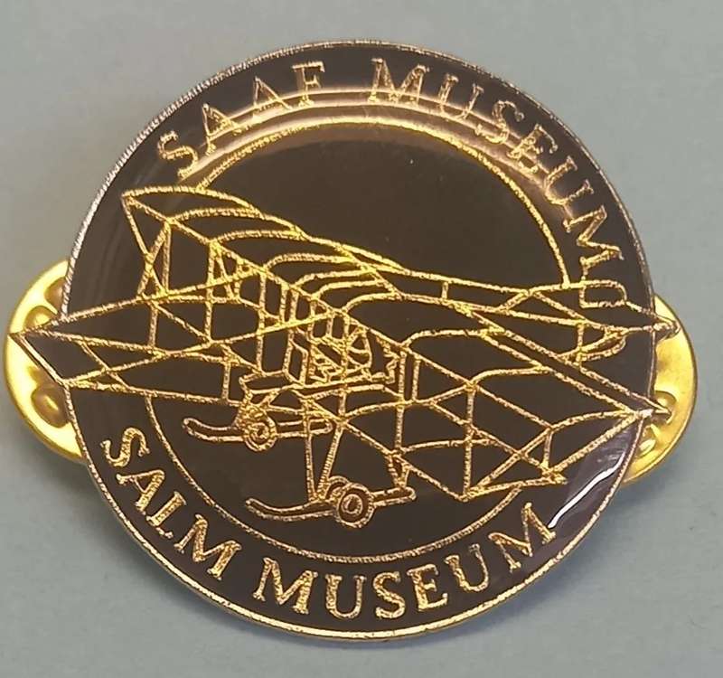 SAAF Museum Pattison Biplane Pin (Glazed) (PIN527)(SAAF Museum)