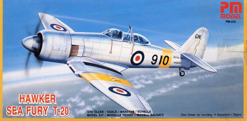 Hawker Sea Fury - 1/72 Scale (PM Models)(PM-212)(ON0048)