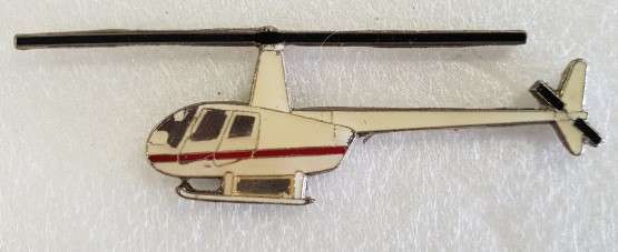 Robinson R44 (White) (PIN14)(TAS Pins)