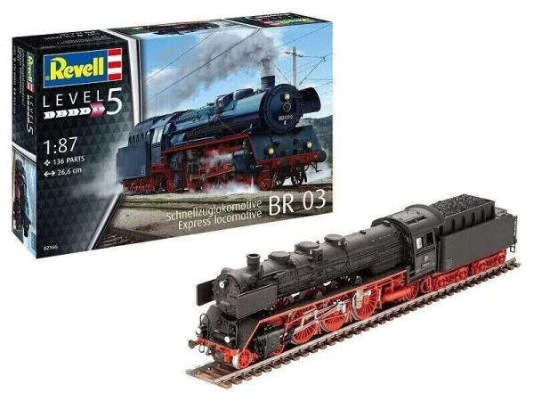 Express Loco S3/6 BR18(5) with Tender 2'2'T - 1/87 Scale (Revcell 02166)