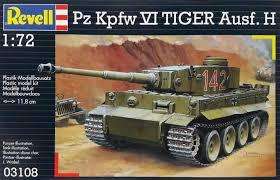 Pz.Kpfw VI Tiger Ausf. H - 1/72 Scale (Revell 03108)