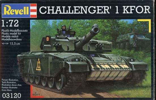 Challenger 1 KFOR - 1/72 Scale (Revell)(REV03120)(ON0076)