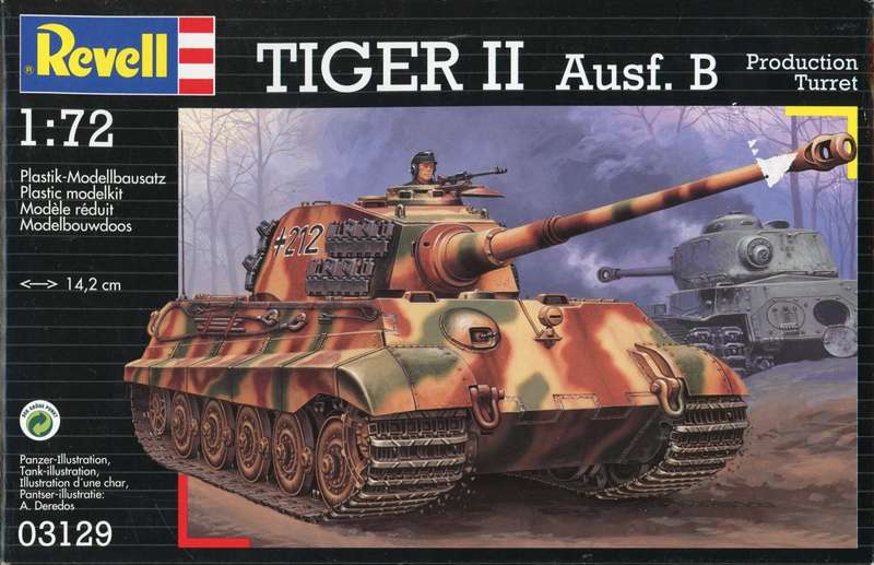 Tiger II Ausf.B - 1/72 Scale (Revell)(REV03129)
