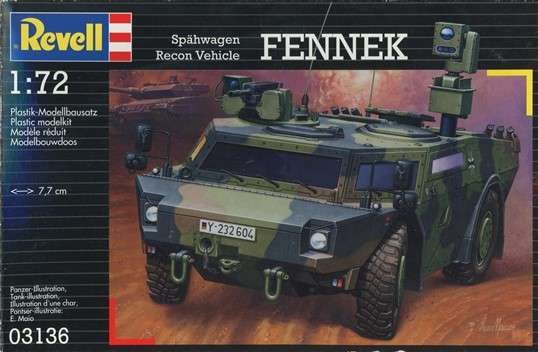 Fennek Recon Vehicle - 1/72 Scale (Revell 03136)