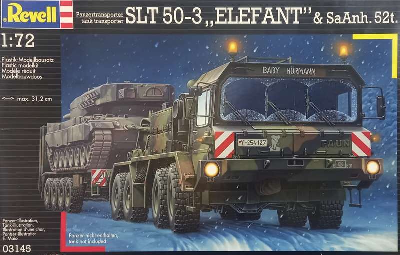 SLT 5-3 Elefant & SaAnh 52t Tank Transporter - 1/72 Scale (Revell)(REV03145)(ON0268)