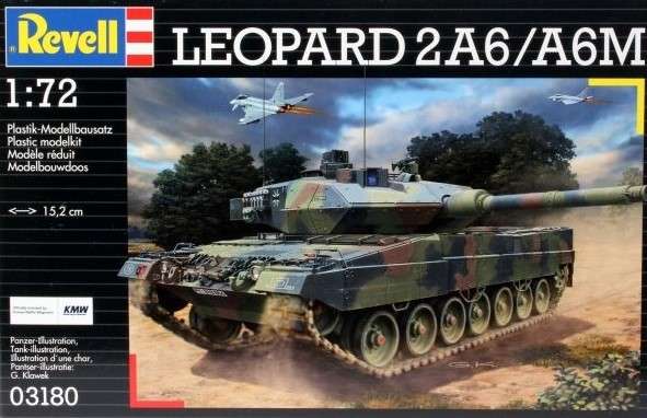 Leopard 2A6/A6M - 1/72 Scale (Revell 03180)