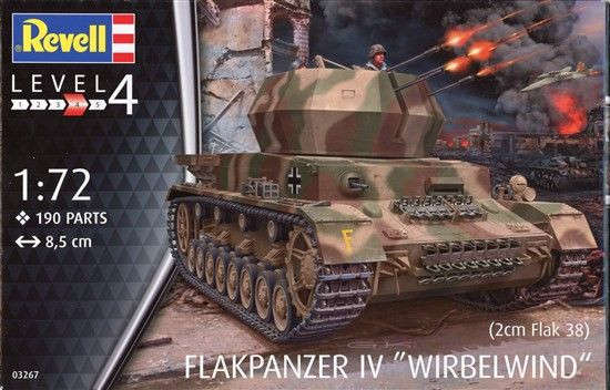 Flakpanzer IV  "Wirbelwind" (2cm Flak 38) - 1/72 Scale (Revell 03267)