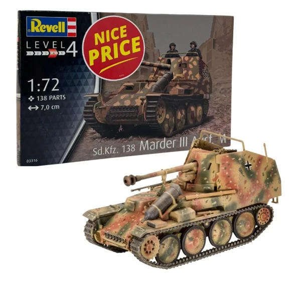 Sd.Kfz.138 "Marder III" Ausf.M 1/72 Scale Revell 03316