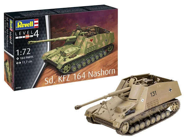 Sd.Kfz.164 Nashorn 1/72 Scale Revell 03358