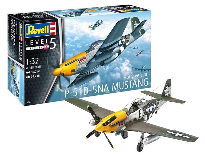 P-51D-5 Mustang (early version) 1/32 Scale Revell 03944