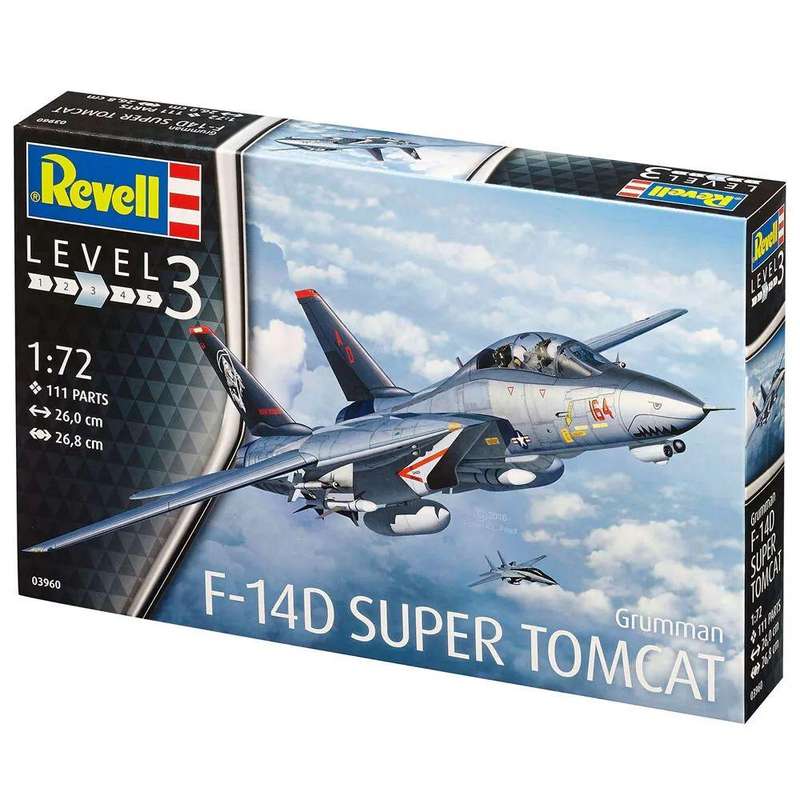Grumman F-14D Super Tomcat 1/72 Scale Revell 03960