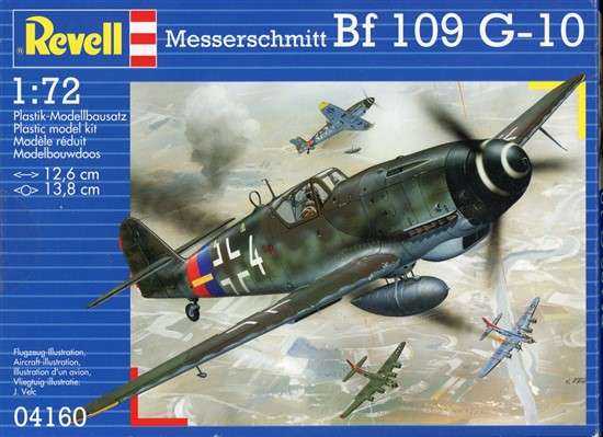 Messerschmitt Bf.109G-10 - 1/72 Scale (Revell)(REV04160)(ON0293)