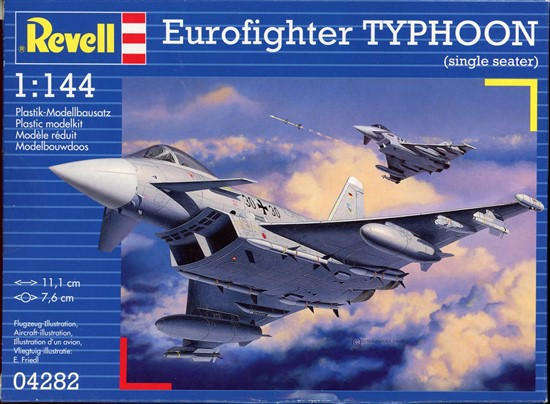 Eurofighter Typhoon (single seater) 1/144 Scale - Revell  04282
