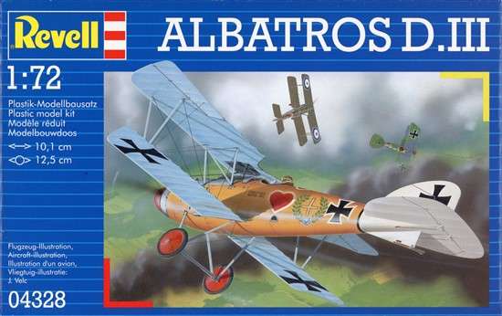 Albatros D.III - 1/72 Scale (Revell)(REV04328)(ON0165)