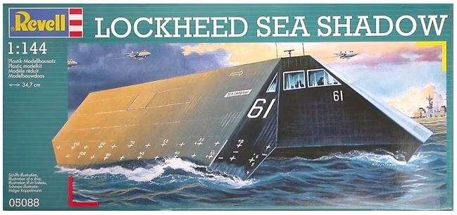 Lockheed Sea Shadow - 1/144 Scale (Revell 05088)(TH2411)