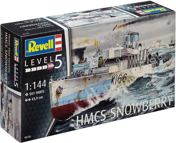 HMCS Snowberry Flower Class Corvette (Early) - 1/144 Scale (Revell 05132)