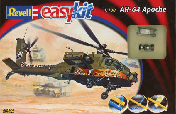 AH-64 Apache Easy Kit - 1/100 Scale (Revell 06646)