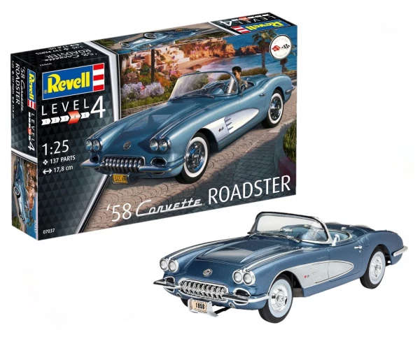 Corvette Roadster 1958 - 1/25 Scale (Revell 07037)