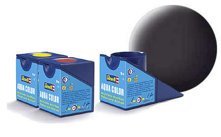 Tar Black Matt Acrylic Paint 18ml (REV36302)