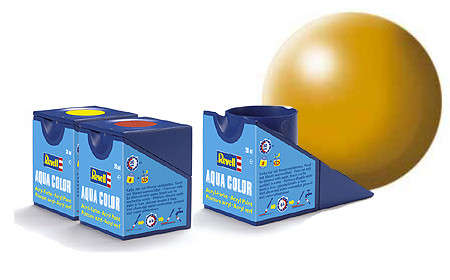 Satin Lufthansa Yellow Acrylic Paint 18ml (Revell 36310)