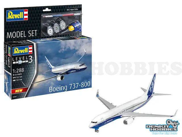 Model Set Boeing 737-800 1/288 Scale REVELL 63809