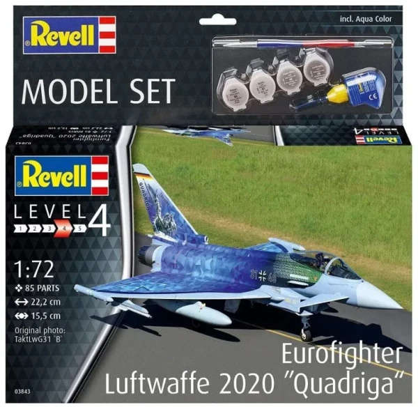 Eurofighter "Luftwaffe 2020 Quadriqa" Model Set - 1/72 Scale (Revell 63843)