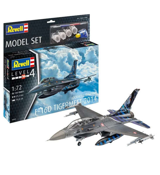 Lockheed Martin F-16D "Tigermeet" Model Set - 1/72 Scale (Revell 63844)