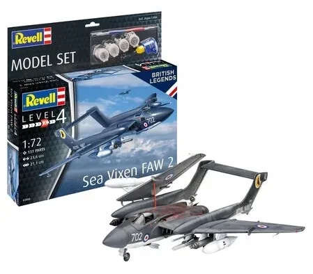 De Havilland Sea Vixen FAW.2  Model Set - 1/72 Scale (Revell 63866)