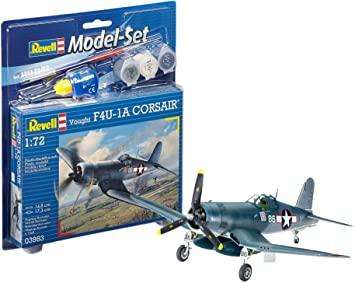 Model Set Vought F4U-1D Corsair 1/72 Scale REVELL 63983