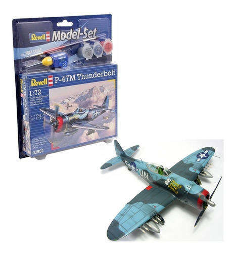 Model Set P-47M Thunderbolt 1/72 Scale REVELL 63984