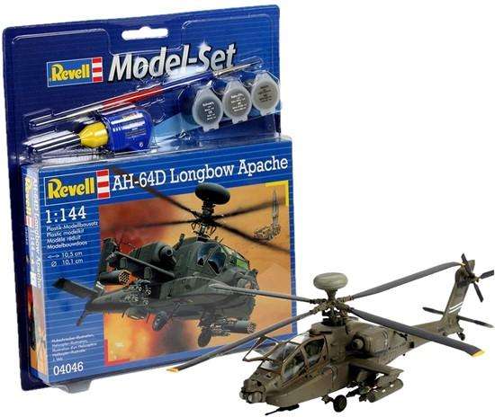 Model Set AH-64D Apache Longbow 1/144 Scale Revell 64046