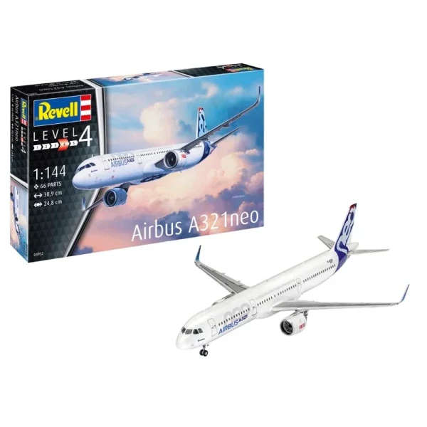 Airbus A321 Neo Model Set - 1/144 Scale (Revell 64952)