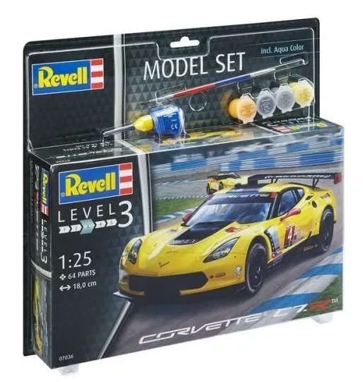 Corvette C7.R Model Set - 1/25 Scale (Revell 67036)